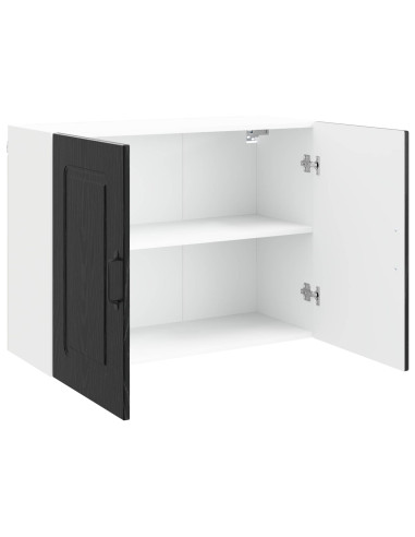 Mobile da cucina con porta Kalmar Rovere Nero 80 x 31 x 60 cm