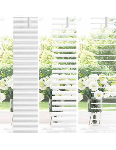 Tenda Veneziana Regolabile Bianco 150 x 70 cm PVC
