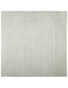 Tappeti per area Quadrato HUARTE Verde 120 x 120 cm Poliestere 2