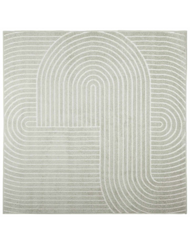 Tappeti per area Quadrato HUARTE Verde 200 x 200 cm Poliestere