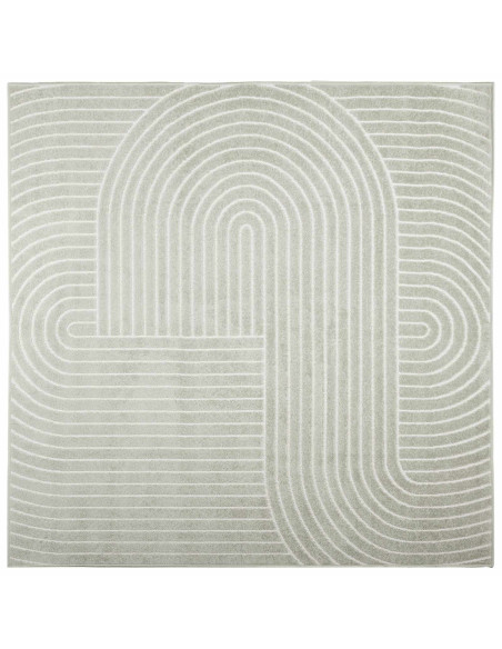 Tappeti per area Quadrato HUARTE Verde 240 x 240 cm Poliestere