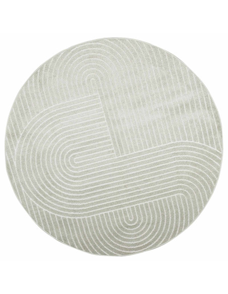 Tappeti per area Rotondo HUARTE Verde Ø 200 CM Poliestere