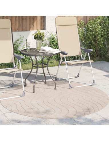 Tappeti per area Rotondo HUARTE Beige Ø 200 CM Poliestere