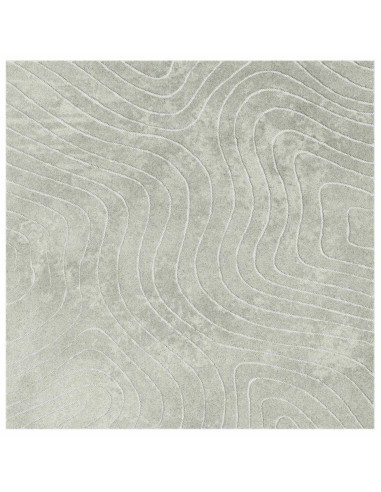Tappeti per area Quadrato HUARTE Verde 120 x 120 cm Poliestere