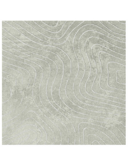 Tappeti per area Quadrato HUARTE Verde 240 x 240 cm Poliestere