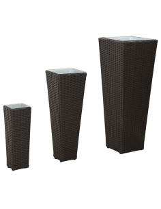 Set da esterno 3 pcs Nero Metallo 2
