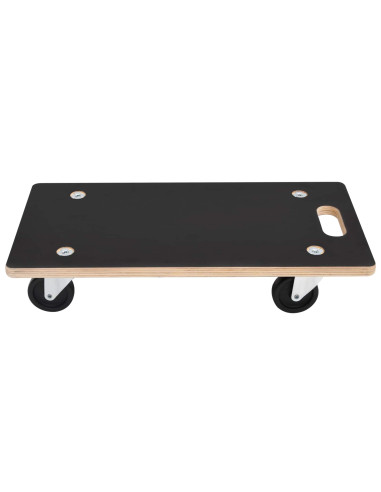 Carrello di Trasporto 6 pcs Grigio Legno compensato