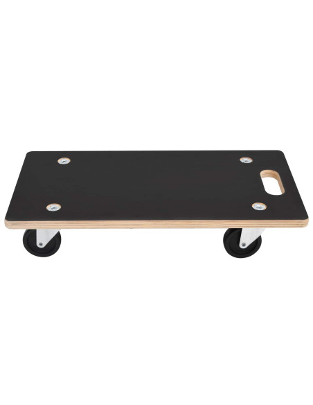 Carrello di Trasporto 6 pcs Grigio Legno compensato