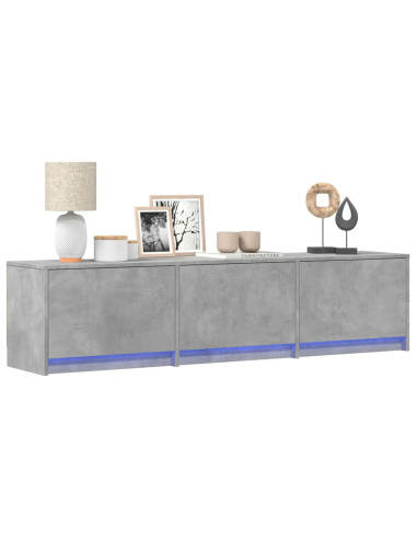 Mobile TV Calcestruzzo 165 x 34 x 40 cm Legno multistrato
