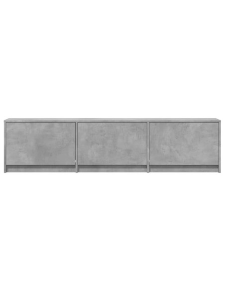Mobile TV Calcestruzzo 165 x 34 x 40 cm Legno multistrato