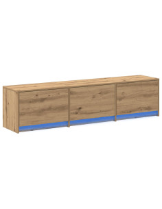 Mobile TV Rovere artigianale 165 x 34 x 40 cm Legno multistrato 2