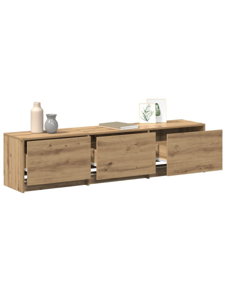 Mobile TV Rovere artigianale 165 x 34 x 40 cm Legno multistrato