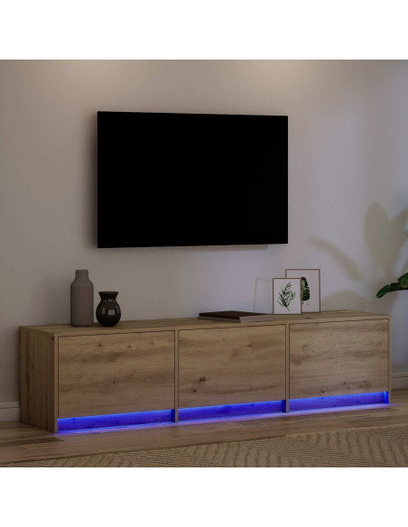 Mobile TV Rovere artigianale 165 x 34 x 40 cm Legno multistrato