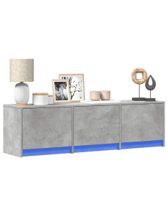 Mobile TV Calcestruzzo 140 x 34 x 40 cm Legno multistrato 2