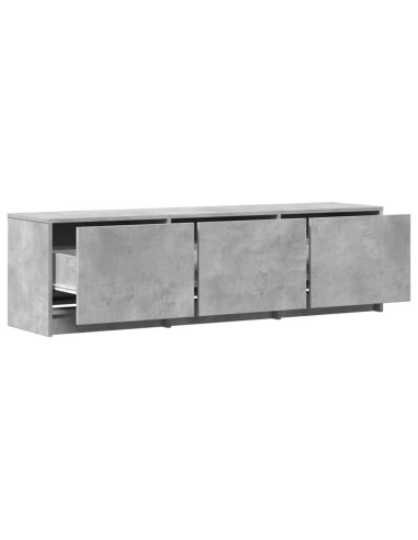 Mobile TV Calcestruzzo 140 x 34 x 40 cm Legno multistrato