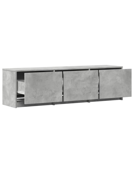 Mobile TV Calcestruzzo 140 x 34 x 40 cm Legno multistrato