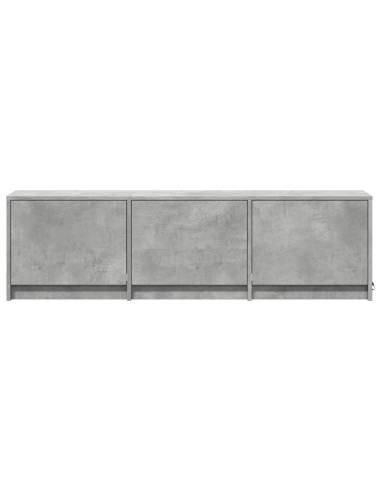 Mobile TV Calcestruzzo 140 x 34 x 40 cm Legno multistrato