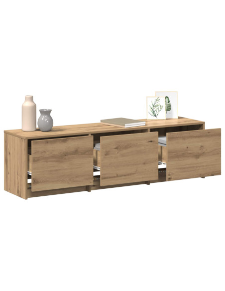 Mobile TV Rovere artigianale 140 x 34 x 40 cm Legno multistrato