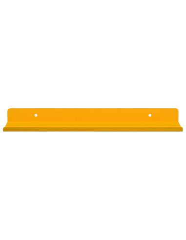 Scaffale da parete 2 pcs Giallo senape 30 x 9 x 2,5 cm