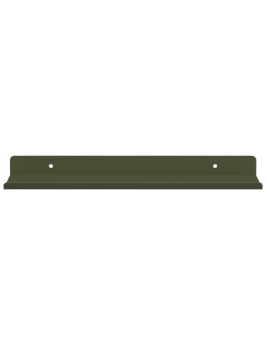 Scaffale da parete 4 pcs Verde oliva 30 x 9 x 2,5 cm