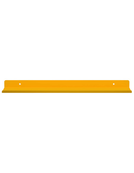 Scaffale da parete 4 pcs Giallo senape 40 x 9 x 2,5 cm