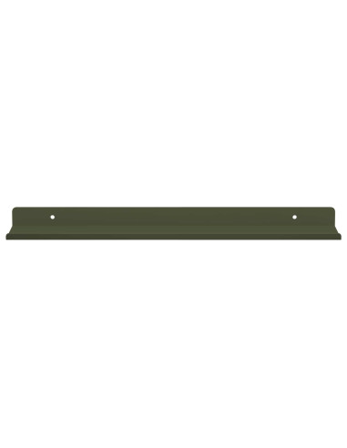 Scaffale da parete 2 pcs Verde oliva 40 x 9 x 2,5 cm