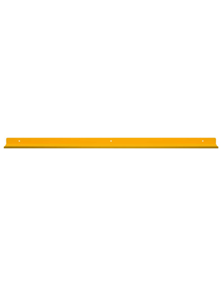 Scaffale da parete 4 pcs Giallo senape 80 x 9 x 2,5 cm