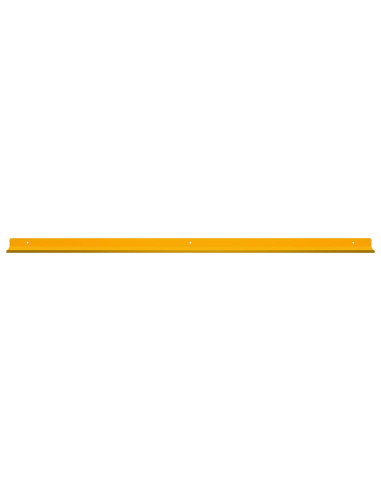 Scaffale da parete 4 pcs Giallo senape 100 x 9 x 2,5 cm