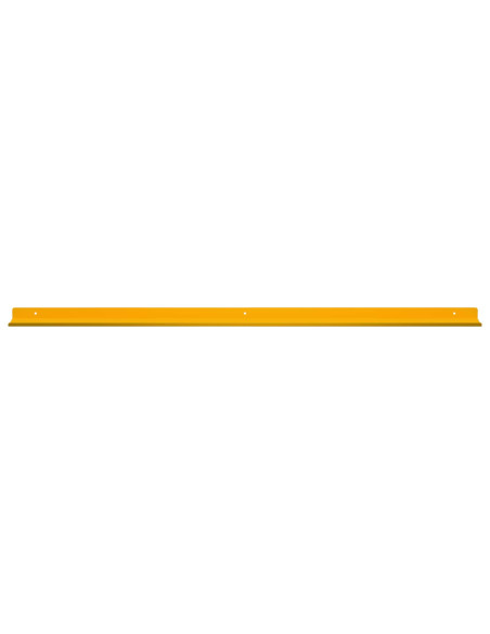 Scaffale da parete 4 pcs Giallo senape 100 x 9 x 2,5 cm