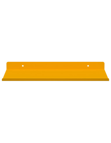 Scaffale da parete 2 pcs Giallo senape 30 x 18 x 2,5 cm