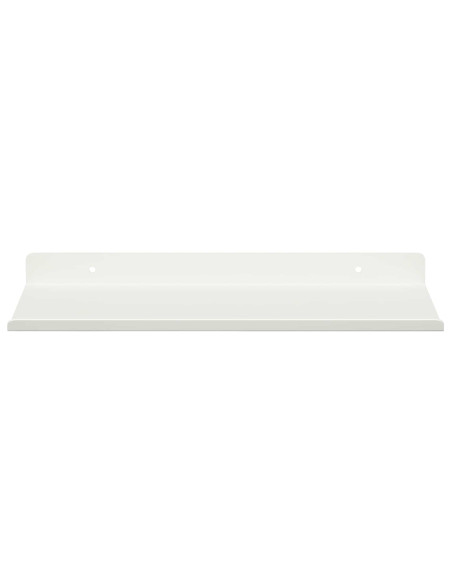 Scaffale da parete 2 pcs Bianco 30 x 18 x 2,5 cm