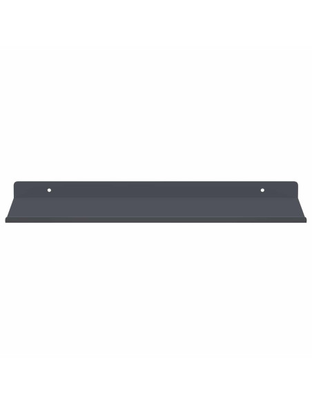 Scaffale da parete 2 pcs Antracite 40 x 18 x 2,5 cm