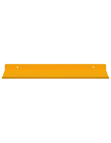 Scaffale da parete 2 pcs Giallo senape 40 x 18 x 2,5 cm