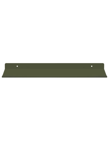 Scaffale da parete 2 pcs Verde oliva 40 x 18 x 2,5 cm