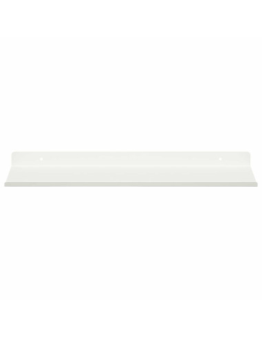 Scaffale da parete 2 pcs Bianco 40 x 18 x 2,5 cm