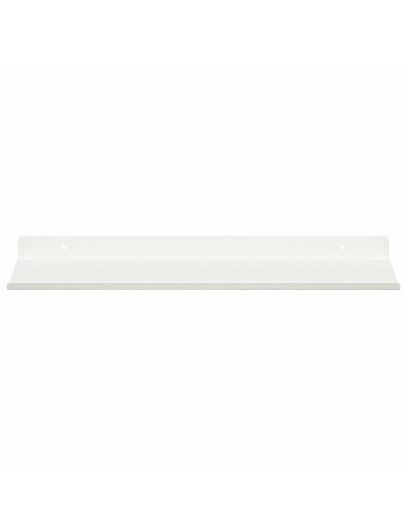 Scaffale da parete 2 pcs Bianco 40 x 18 x 2,5 cm