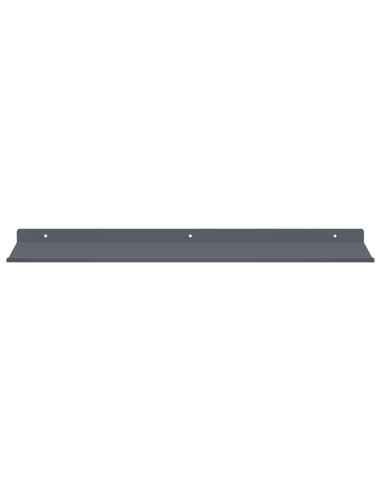 Scaffale da parete 2 pcs Antracite 60 x 18 x 2,5 cm