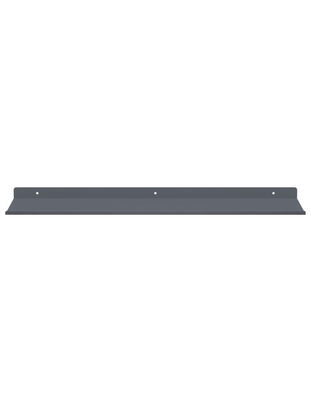 Scaffale da parete 2 pcs Antracite 60 x 18 x 2,5 cm