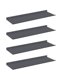 Scaffale da parete 4 pcs Antracite 60 x 18 x 2,5 cm 2