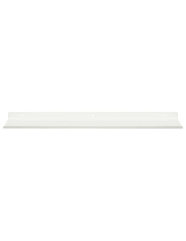 Scaffale da parete 4 pcs Bianco 60 x 18 x 2,5 cm