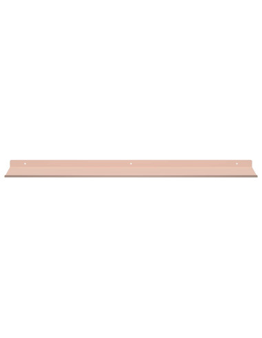 Scaffale da parete con lo scaffale 2 pcs Rosa 80 x 18 x 2,5 cm