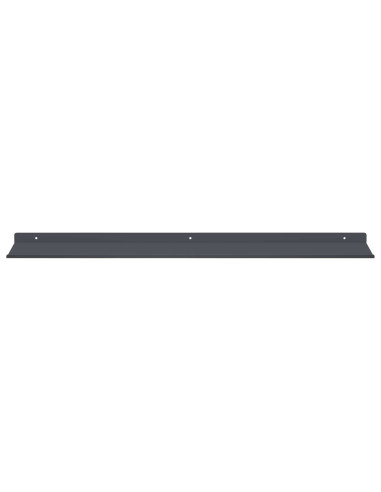 Scaffale da parete 2 pcs Antracite 80 x 18 x 2,5 cm