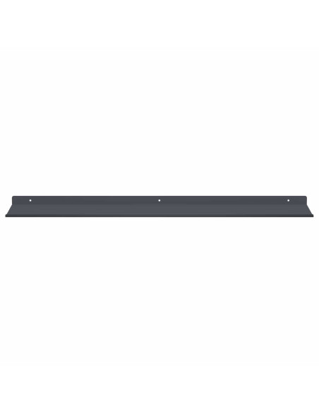 Scaffale da parete 4 pcs Antracite 80 x 18 x 2,5 cm