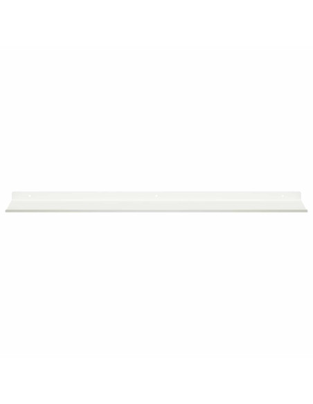 Scaffale da parete 2 pcs Bianco 80 x 18 x 2,5 cm