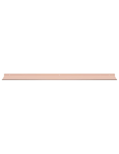 Scaffale da parete con lo scaffale 2 pcs Rosa 100 x 18 x 2,5 cm