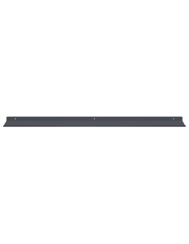 Scaffale da parete 2 pcs Antracite 100 x 18 x 2,5 cm