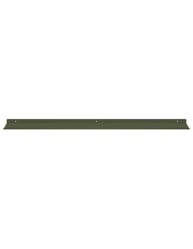 Scaffale da parete 4 pcs Verde oliva 100 x 18 x 2,5 cm
