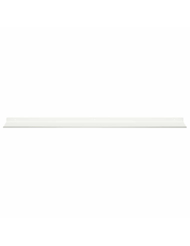 Scaffale da parete 2 pcs Bianco 100 x 18 x 2,5 cm