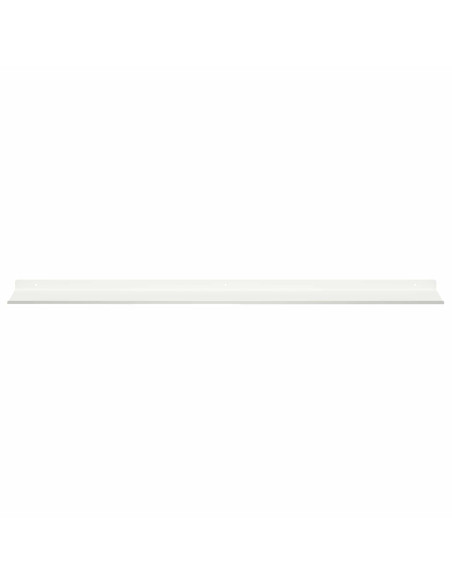 Scaffale da parete 2 pcs Bianco 100 x 18 x 2,5 cm
