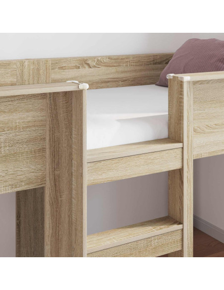 Letto a Castello per Bambini Rovere Sonoma 100 x 200 cm
